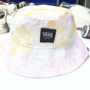 Vans Pastel Tie-Dye Bucket Hat in Pink, Yellow & Blue